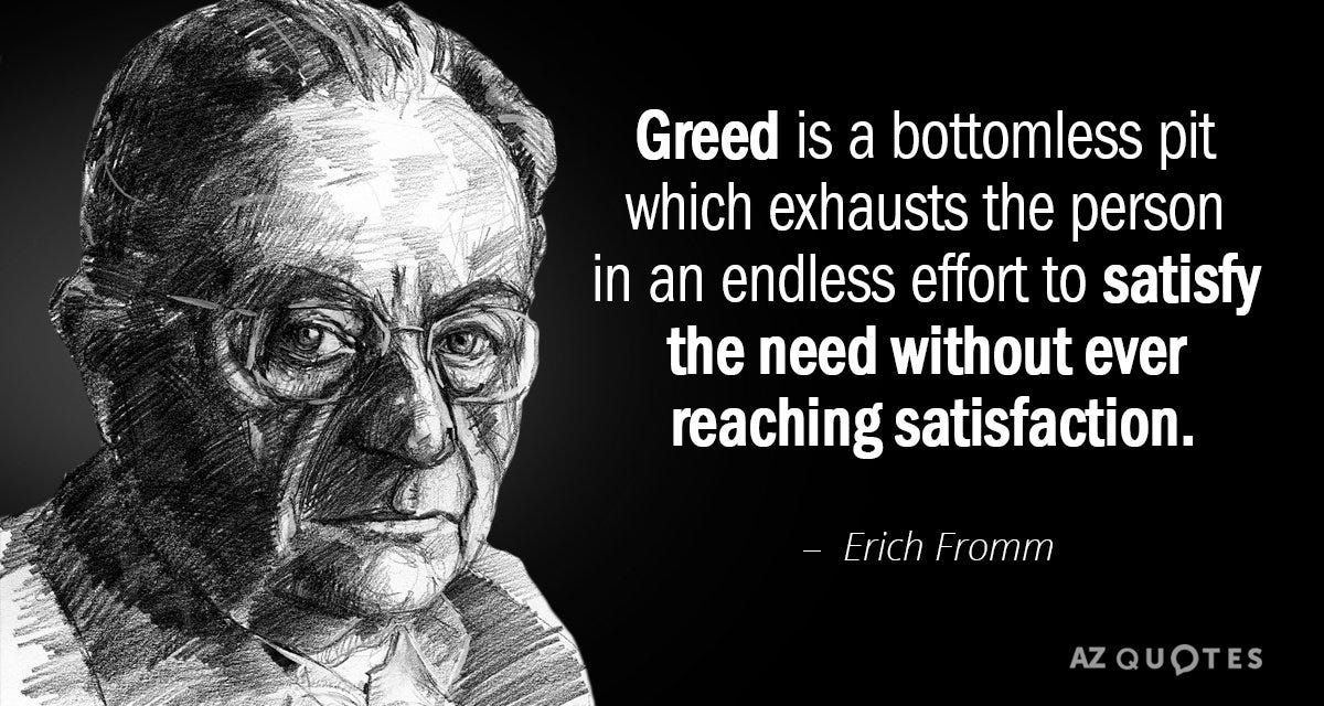 GREED. Insatiable Greed Can Lead To…, by John U. Ordillo