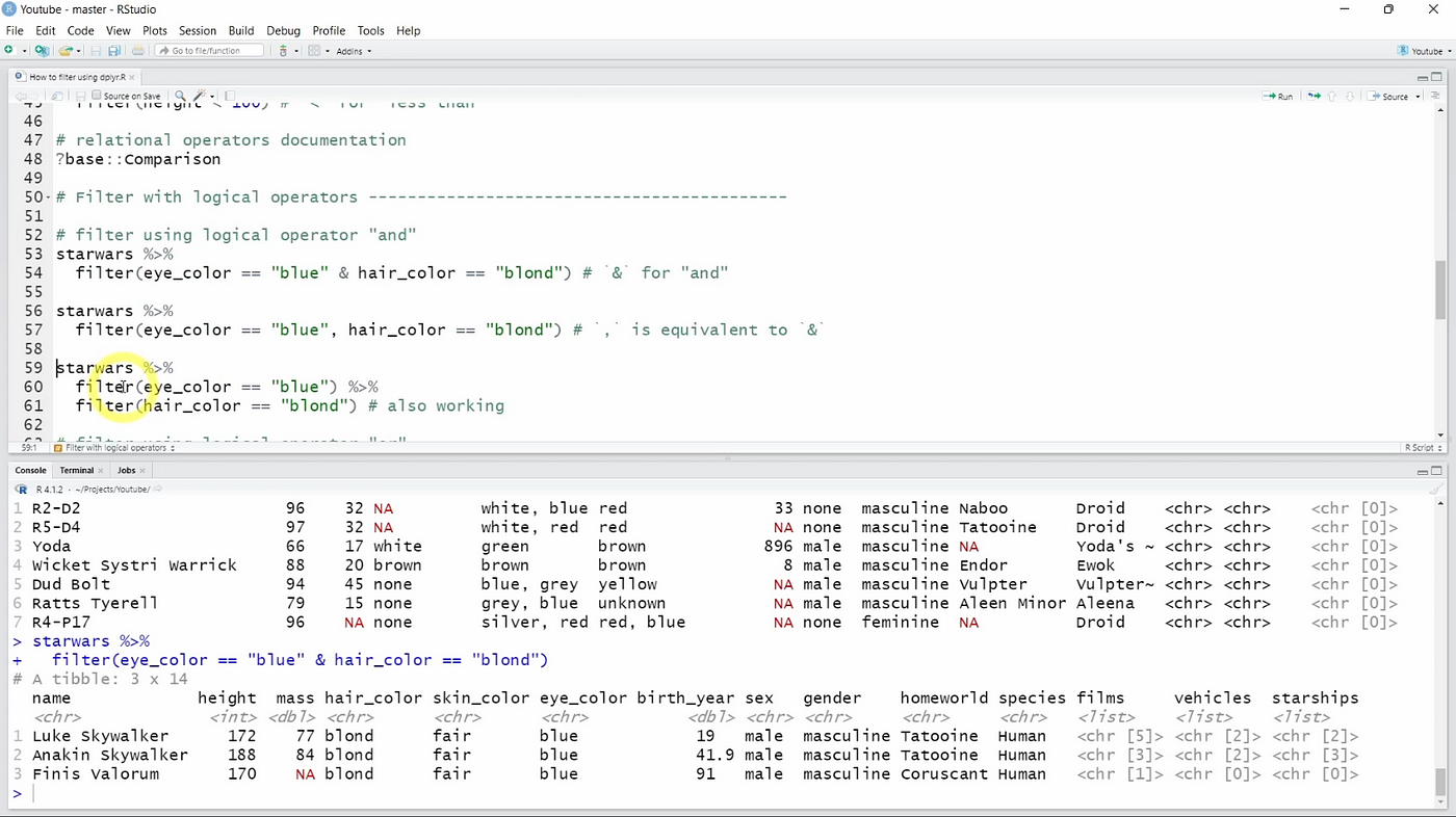 Advanced Data Filtering in R using dplyr | by FelixAnalytix | Medium