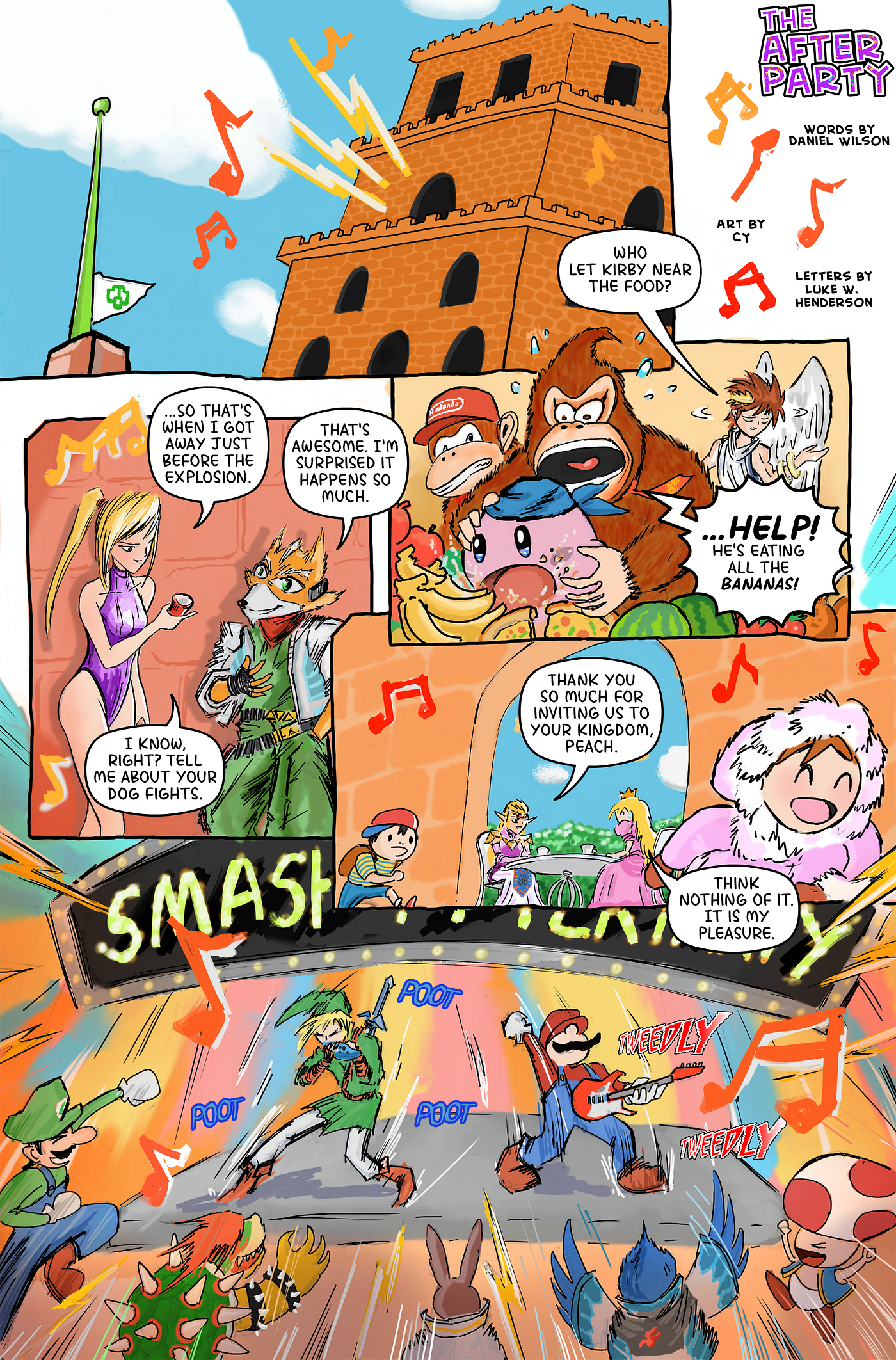 Nintendo Characters Breakroom Shenanigans | by The Comic Jam | Sep, 2023 |  The Comic Jam
