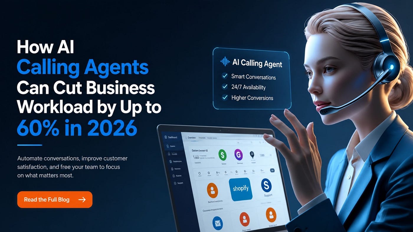How AI Calling Agents Can Cut Business Workload by Up to 60% in 2026
