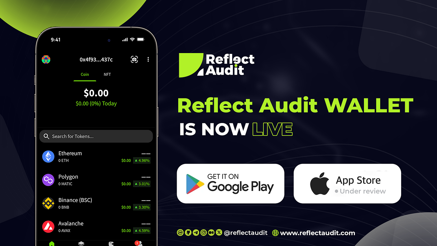 Introducing the Reflect Audit Wallet — Secure Your Crypto Easily | by  REFLECT AUDIT | Medium