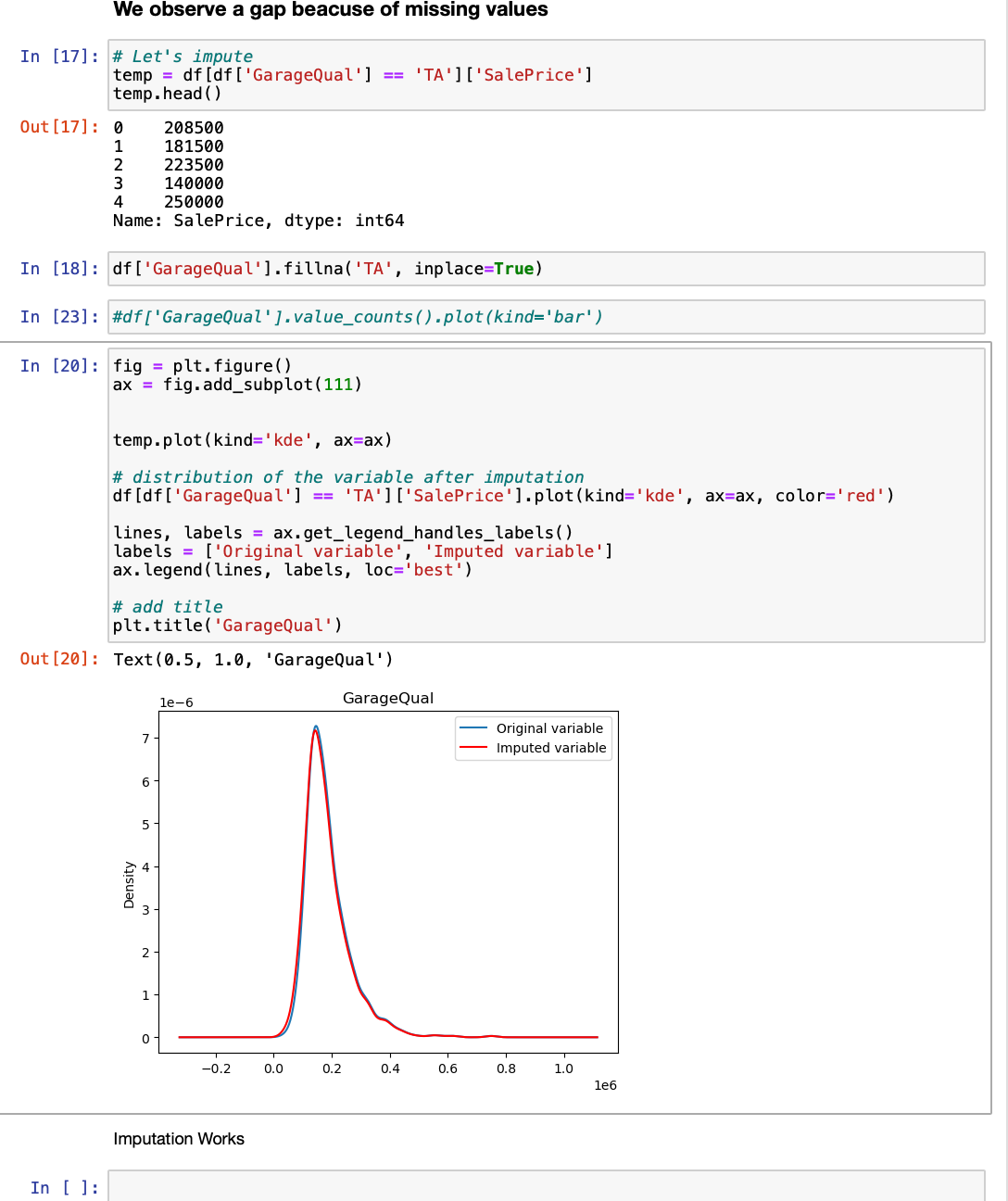 Chapter-3 Machine Learning Concept: Handling Missing Values in the 