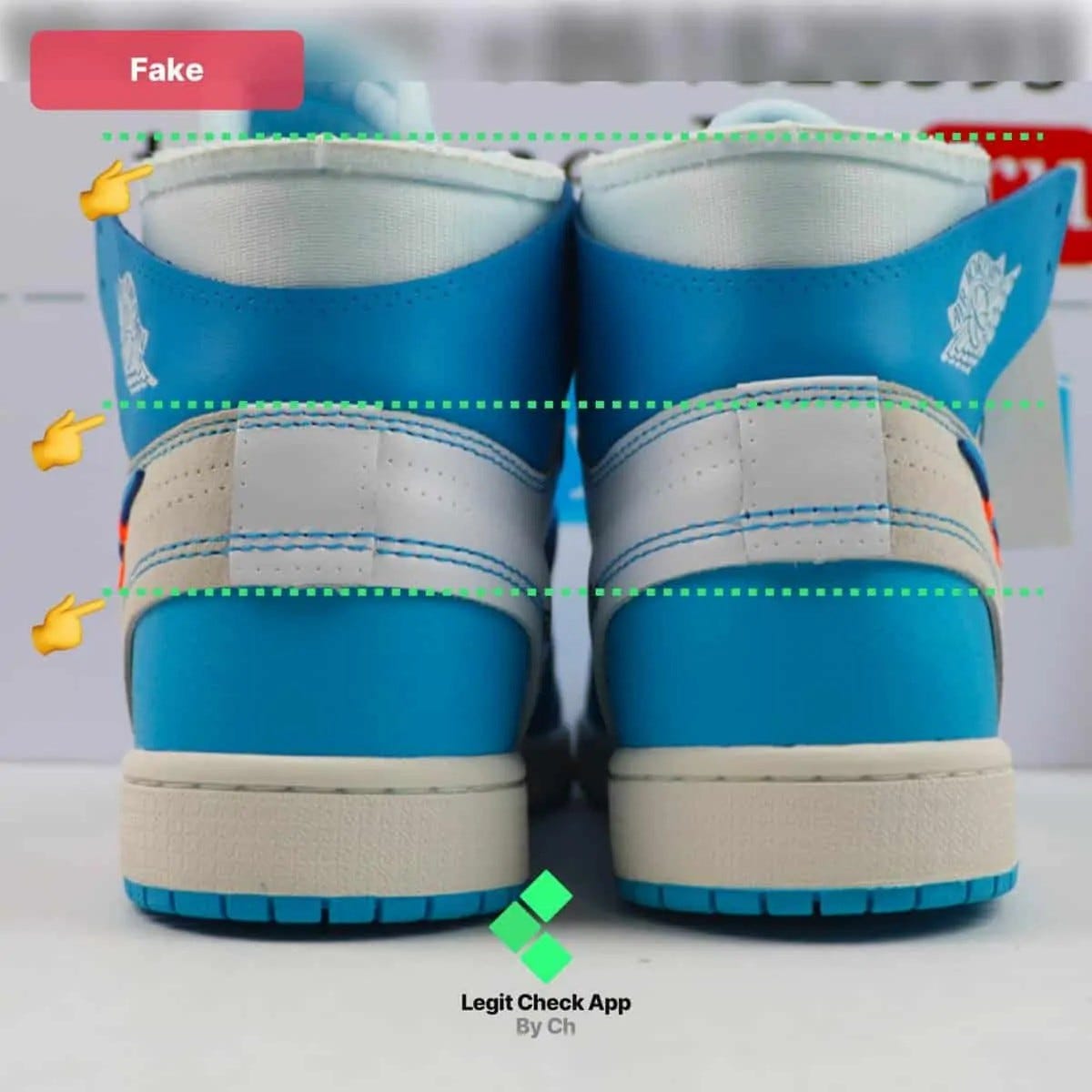 fake unc off white