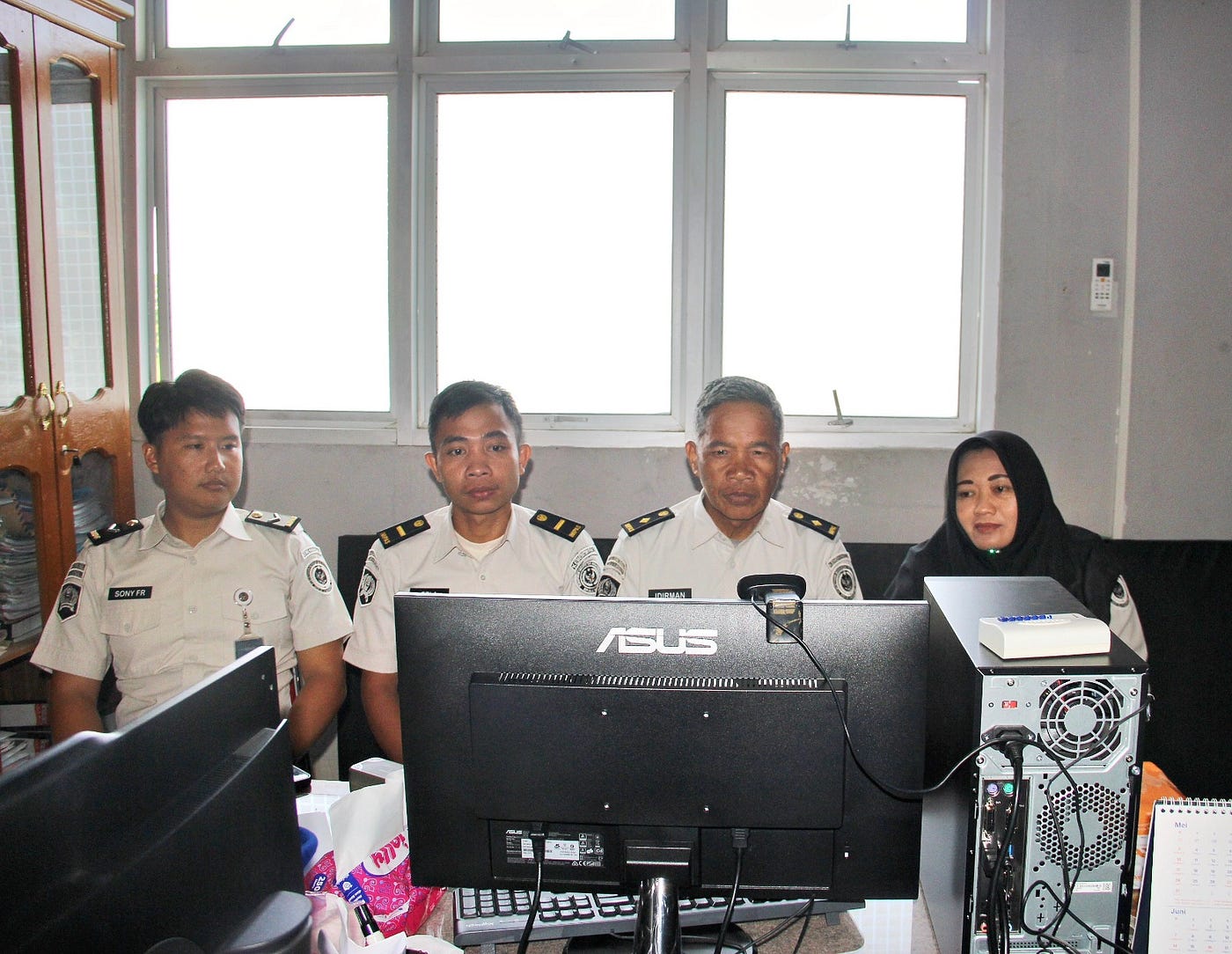 Bengkulu Prison joined the virtual launch of the Kemenimipas ASN Housing Facility to support employee welfare improvement. Doc. PR Bengkulu Prison