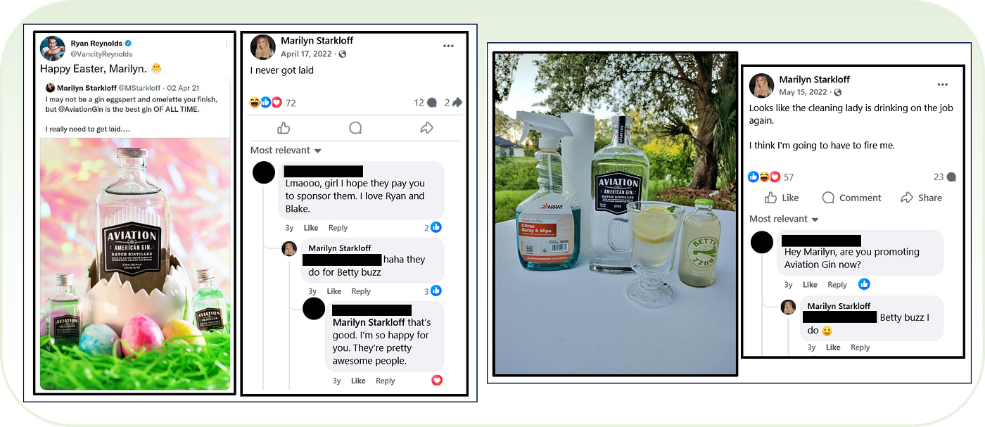 Starkloff’s friends keep asking if and when she will be paid for her work promoting Aviation Gin