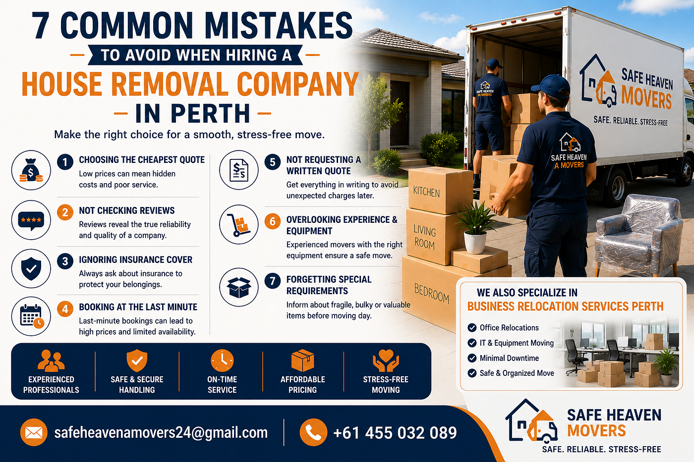 7 Common Mistakes to Avoid When Hiring a House Removal Company in Perth