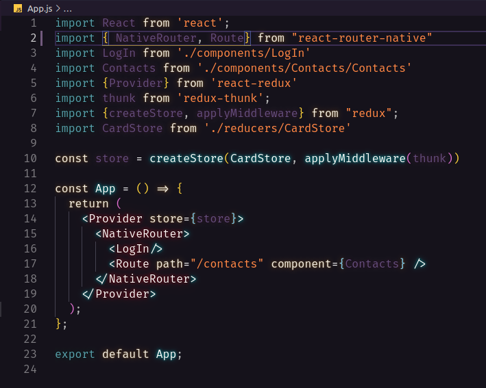 Using React Router in React Native | by Adam Workman | Medium