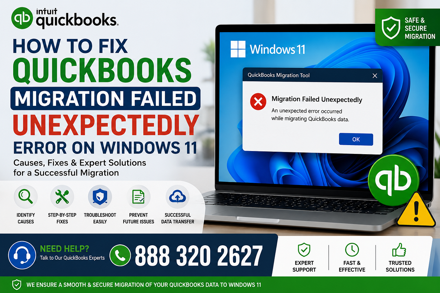How to Fix QuickBooks Migration Failed Unexpectedly Error on Windows 11