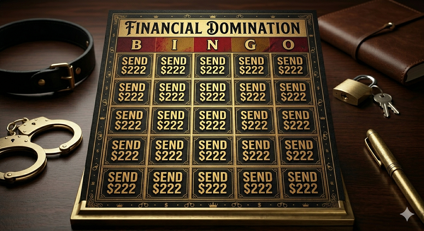 Financial Domination Bingo: Surrender to the Emotional Rush
