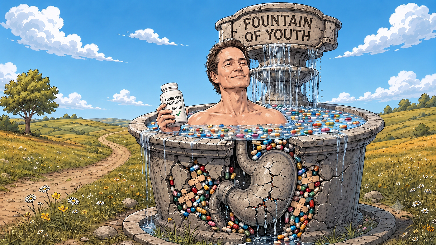 Is Bryan Johnson Drowning in His Fountain of Youth?