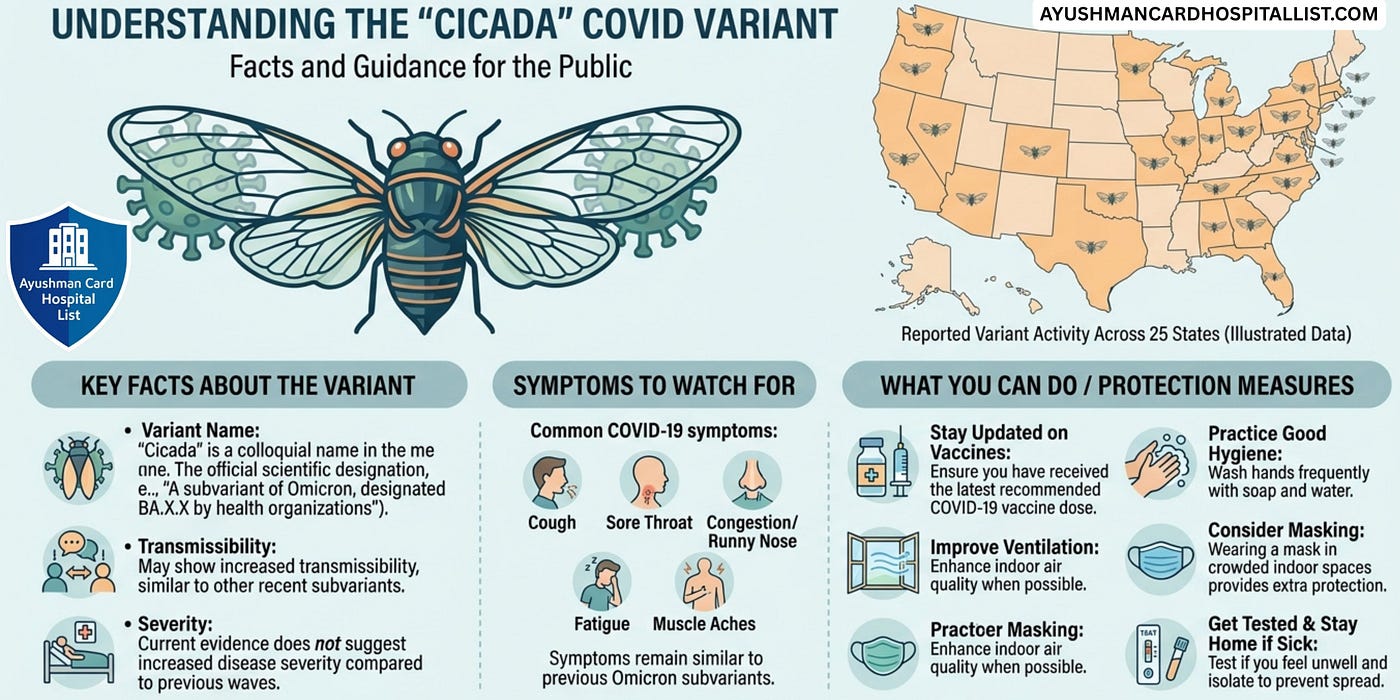 !!New COVID Alert: Cicada Variant (BA.3.2)!!