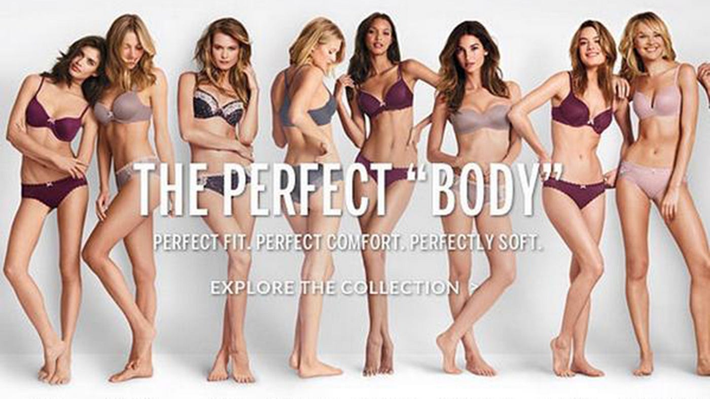 Victoria's Secret: “The Perfect Body?” | by Natalia Wan | Media Theory and  Criticism 2016 | Medium