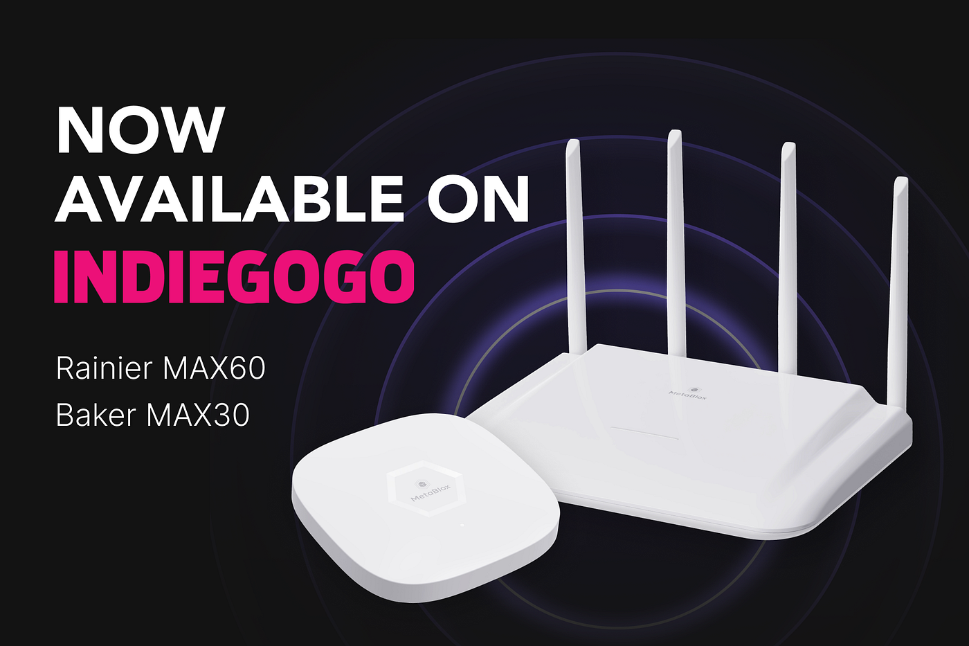Roam introduces Rainier MAX60 Router and Baker MAX30 Access Point — Now on  Indiegogo! | by Roam | Medium