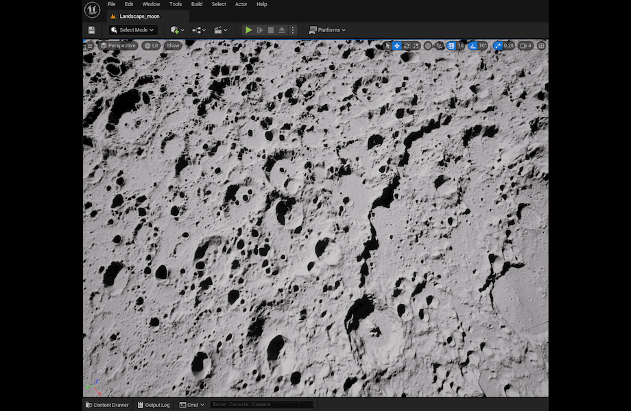 Lunar Simulation in Unreal Engine 5, by Elliott Wobler