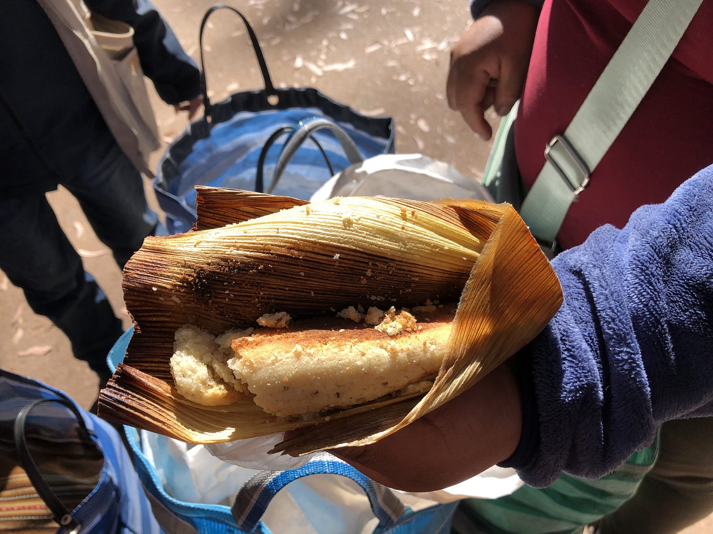 又是一個會認人印象深刻的食物，祕魯玉米粽