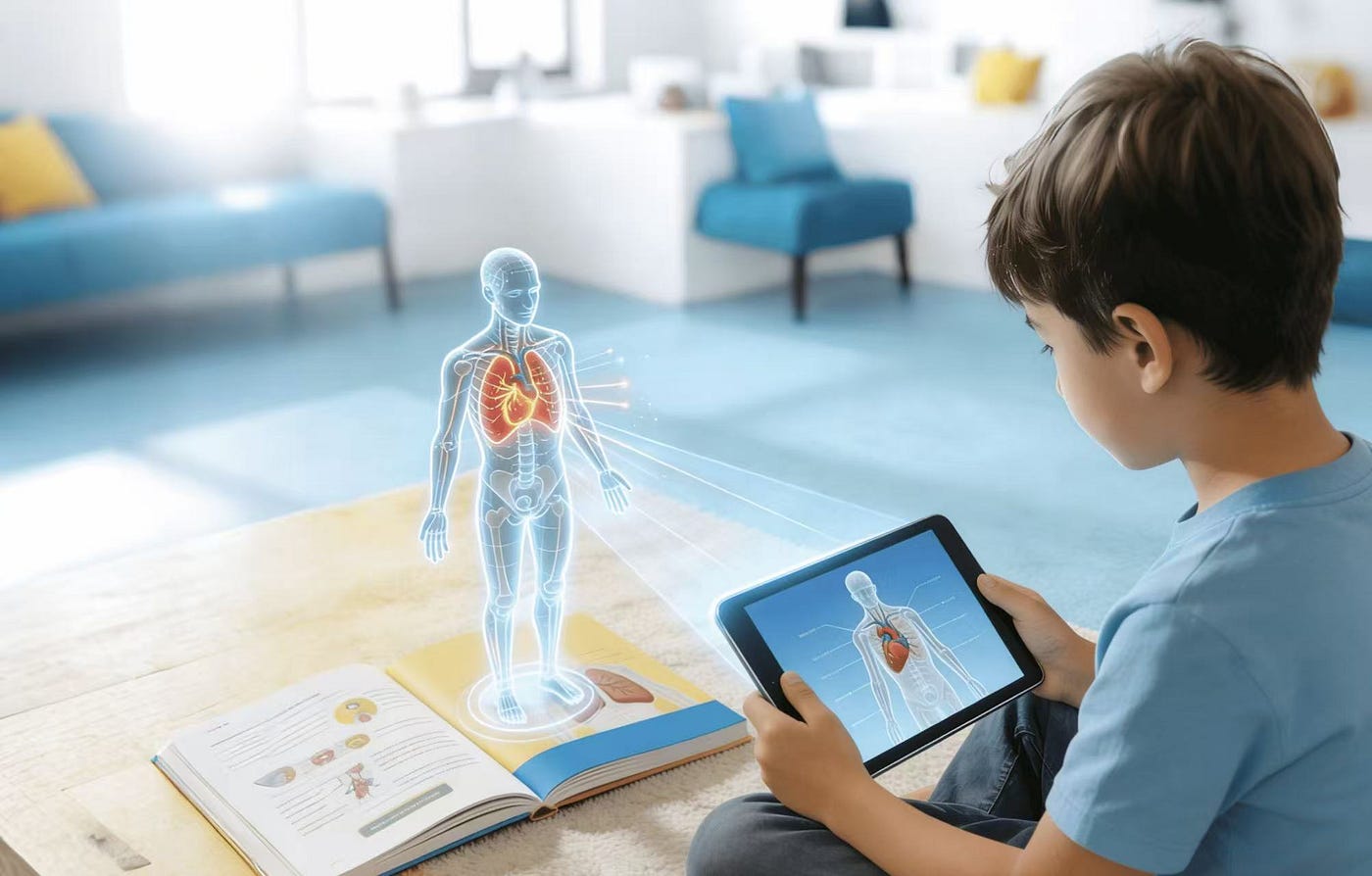 AR encourages active learning and makes studying more engaging for students