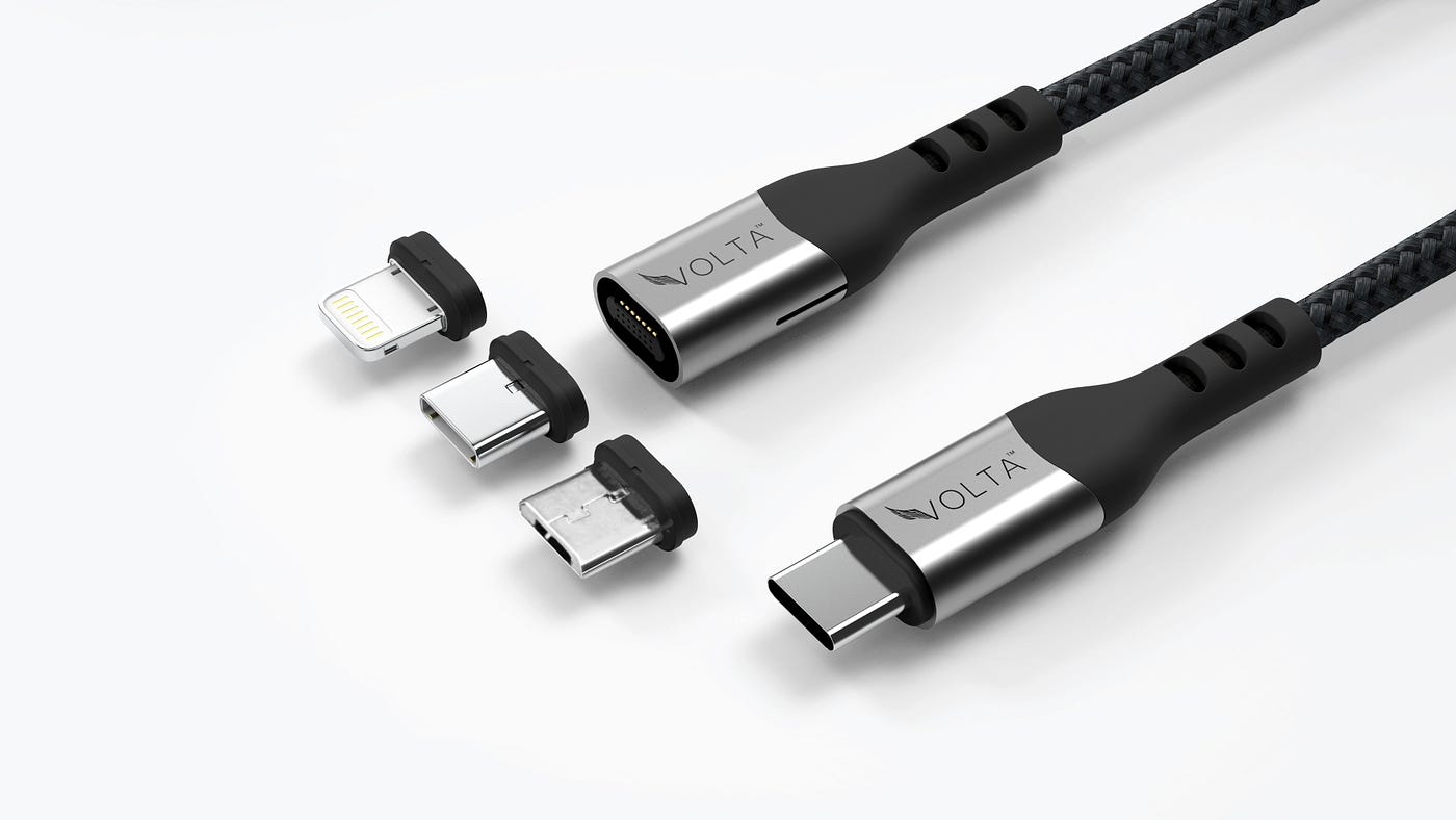 VOLTA Spark — The Only Charging Cable for All Your Devices | by Volta  Charger | Medium