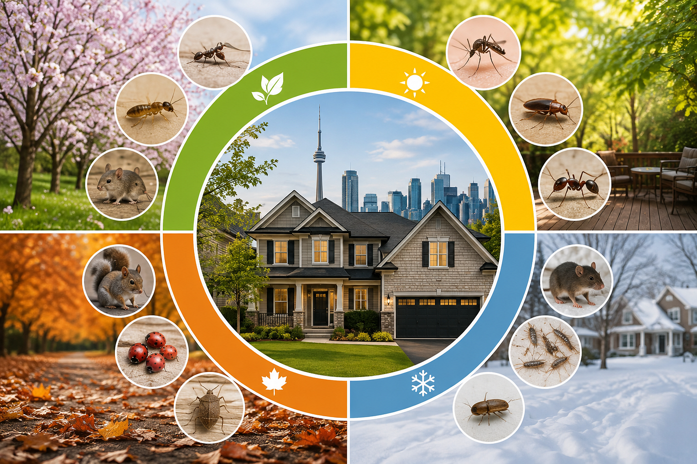 The Complete Seasonal Pest Control Guide for GTA Homeowners: Every Common Pest, Every Season