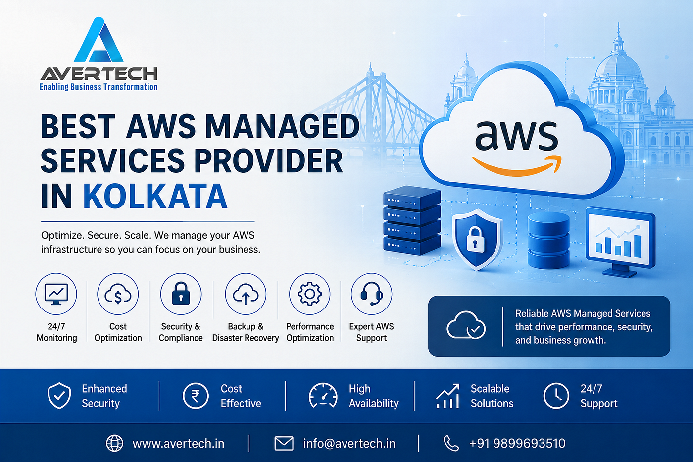 Best AWS Managed Services Provider in Kolkata — Avertech