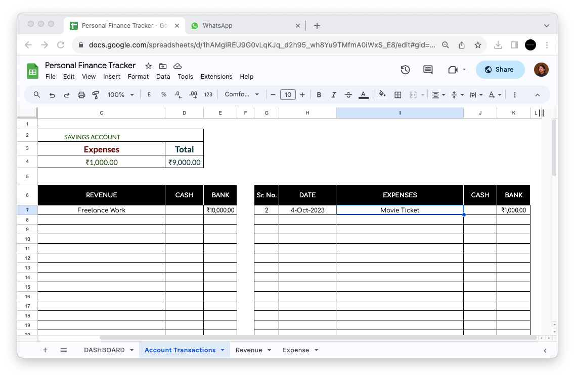 Excel Template For Personal Finance