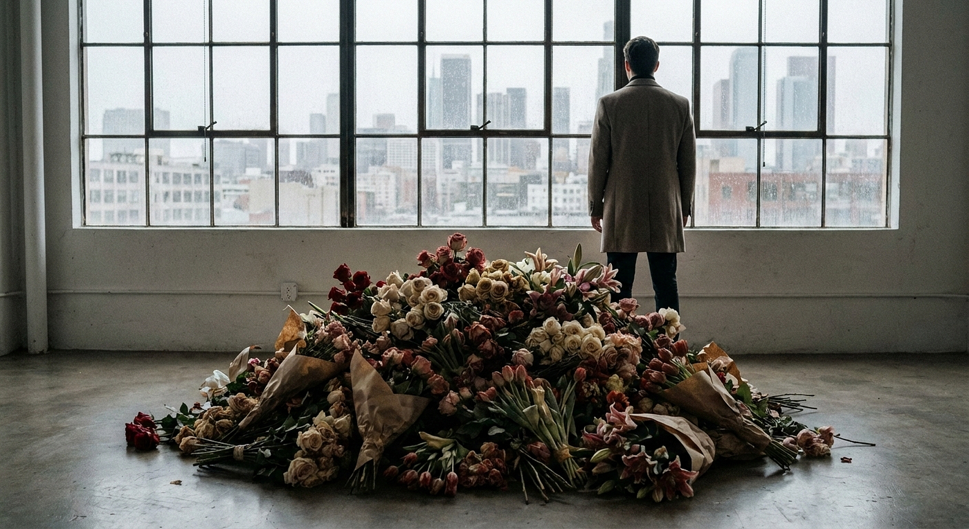 El costo de ser un caballero en tiempos de amor líquido: Una autopsia de mis flores semanales.