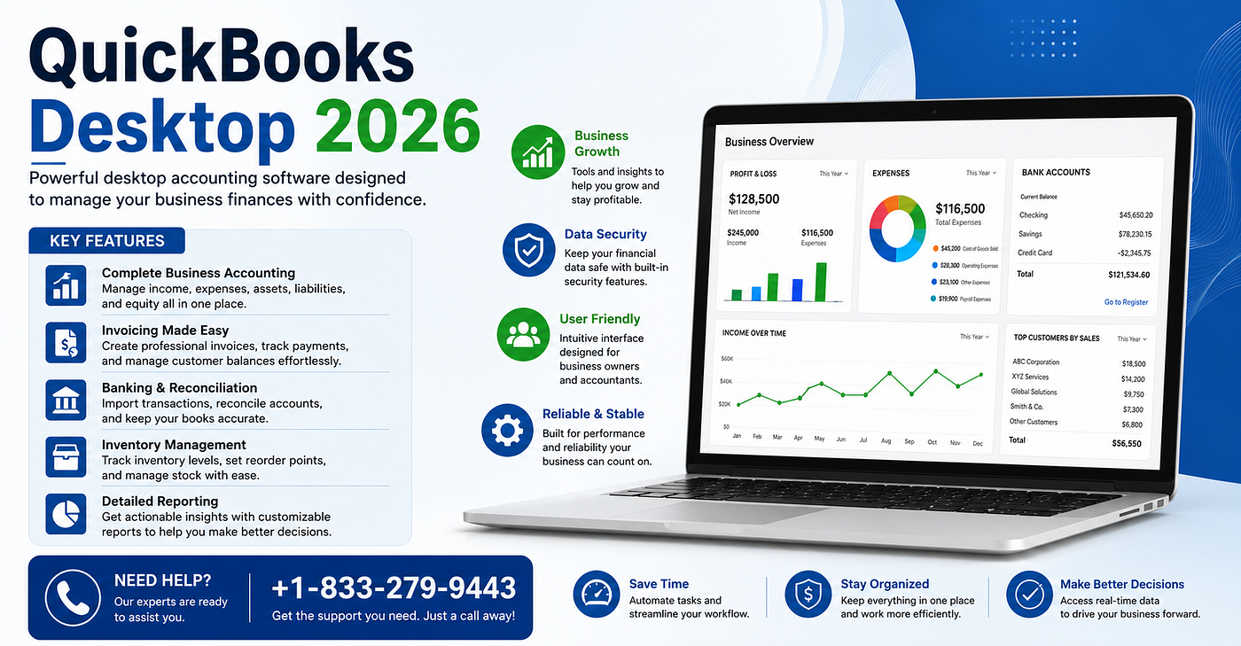 QuickBooks Desktop 2026: What’s New, System Requirements & More