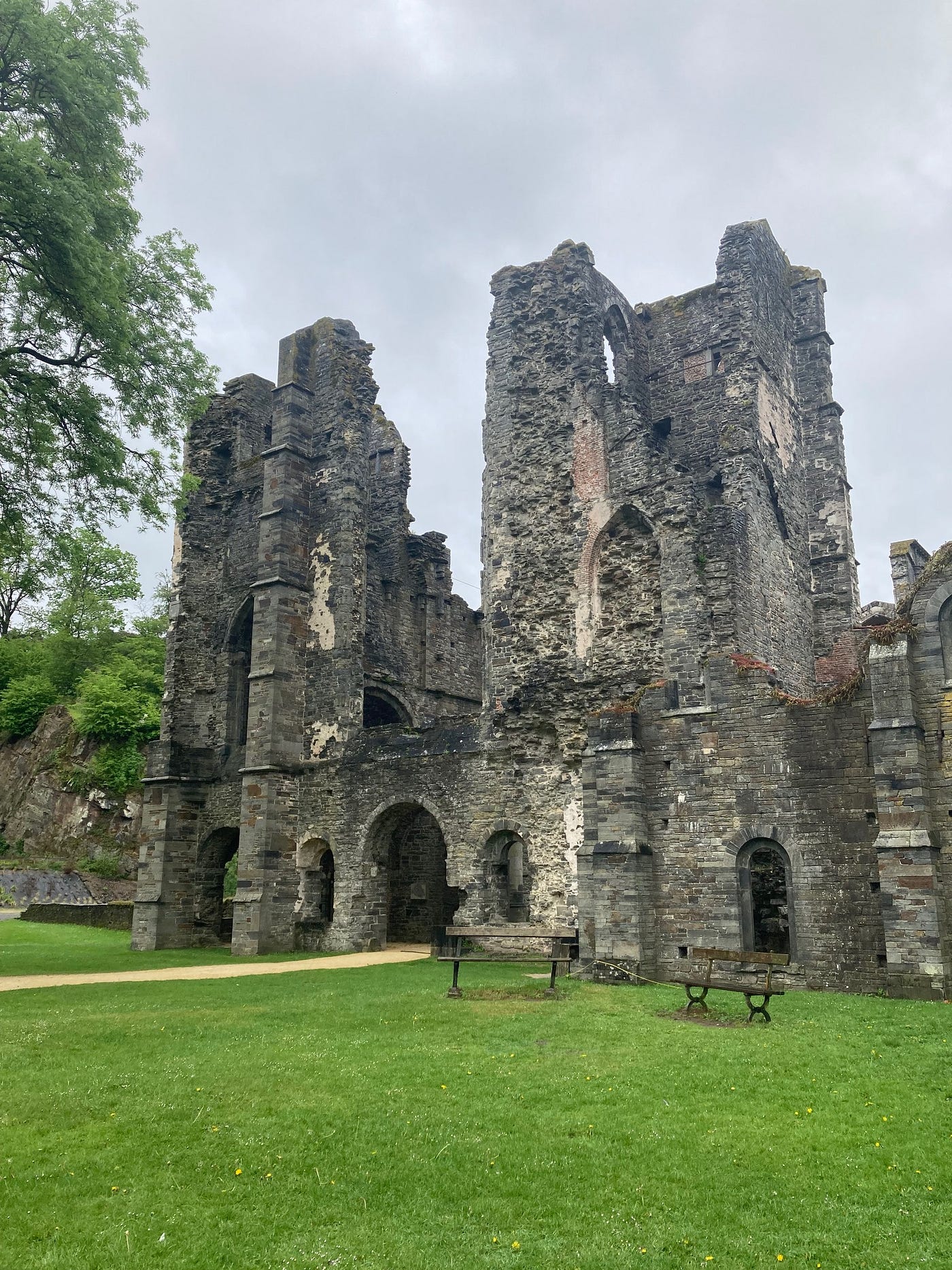 Walking Through the Ruins of L’Abbaye de Villers