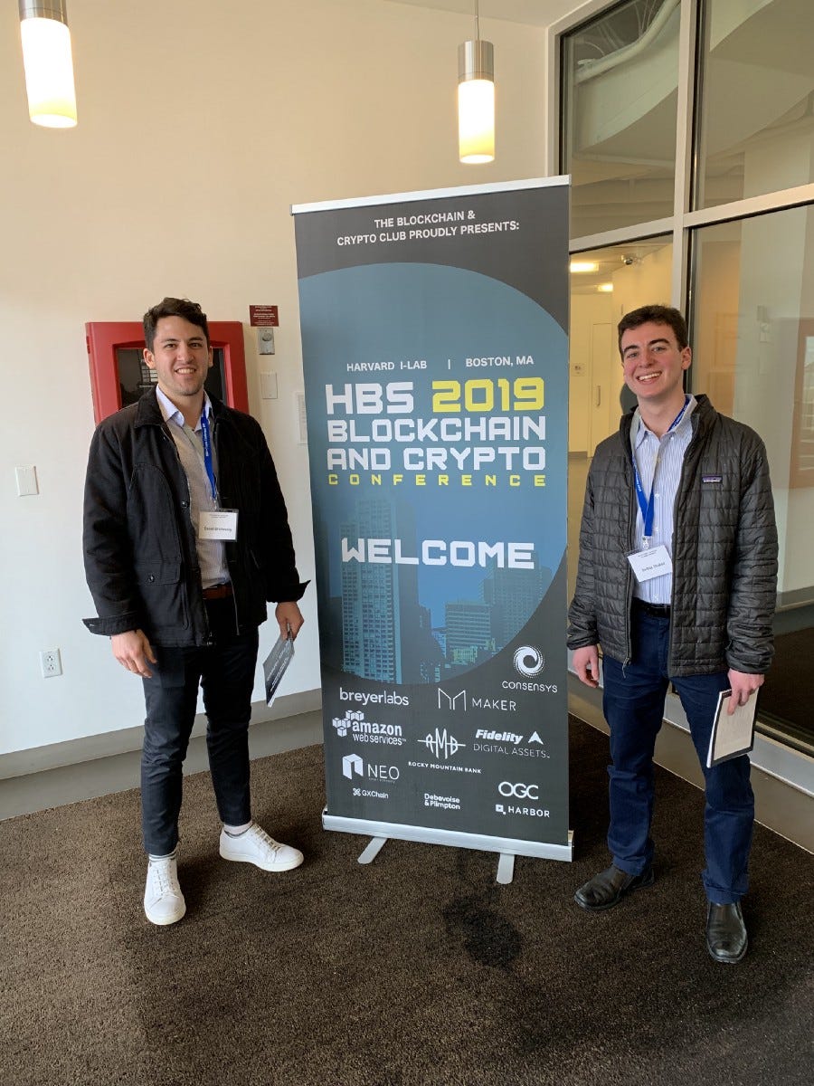 What I learned from the 2019 HBS Blockchain & Crypto Conference | by Dan  Grichevsky | Medium