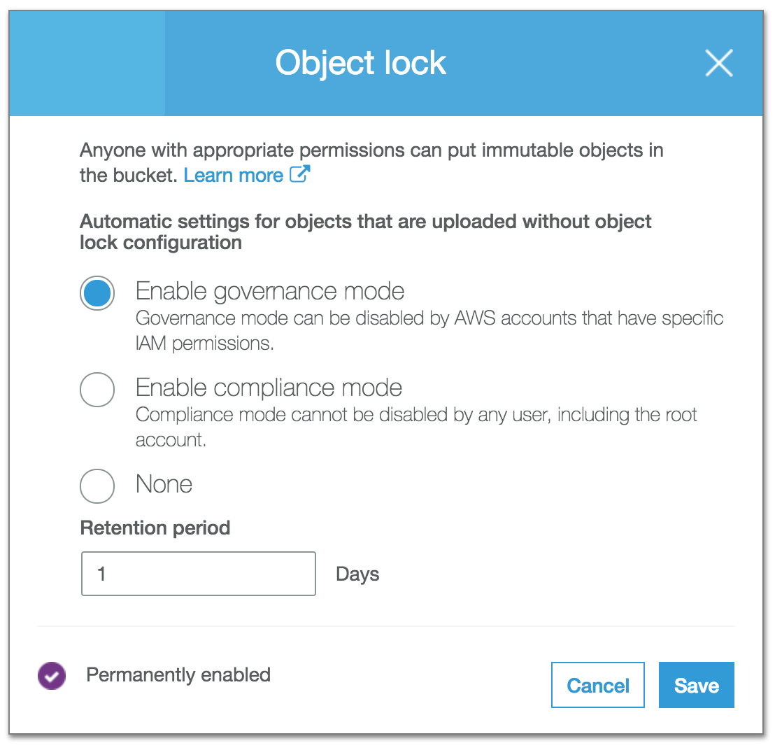 AWS S3 with Object Lock. AWS recently introduced a new feature… | by Dhaval  Nagar | AppGambit | Medium