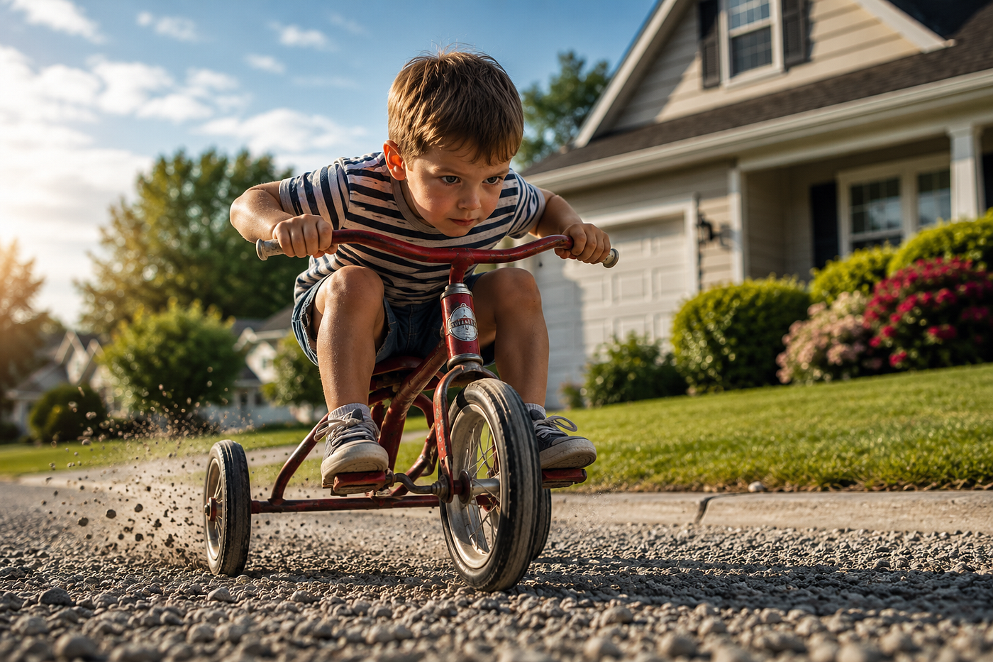 There Are No Brakes on A Tricycle
