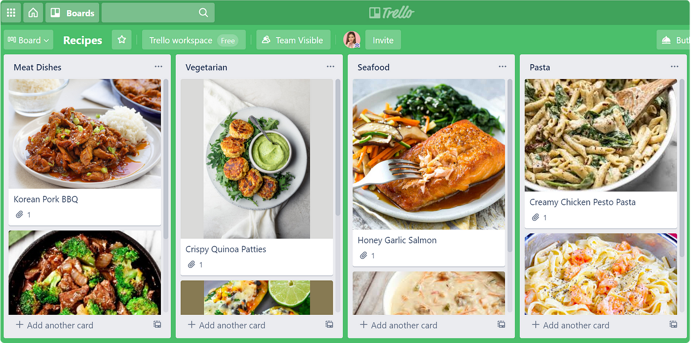 Make Your Own Recipe Book With Trello