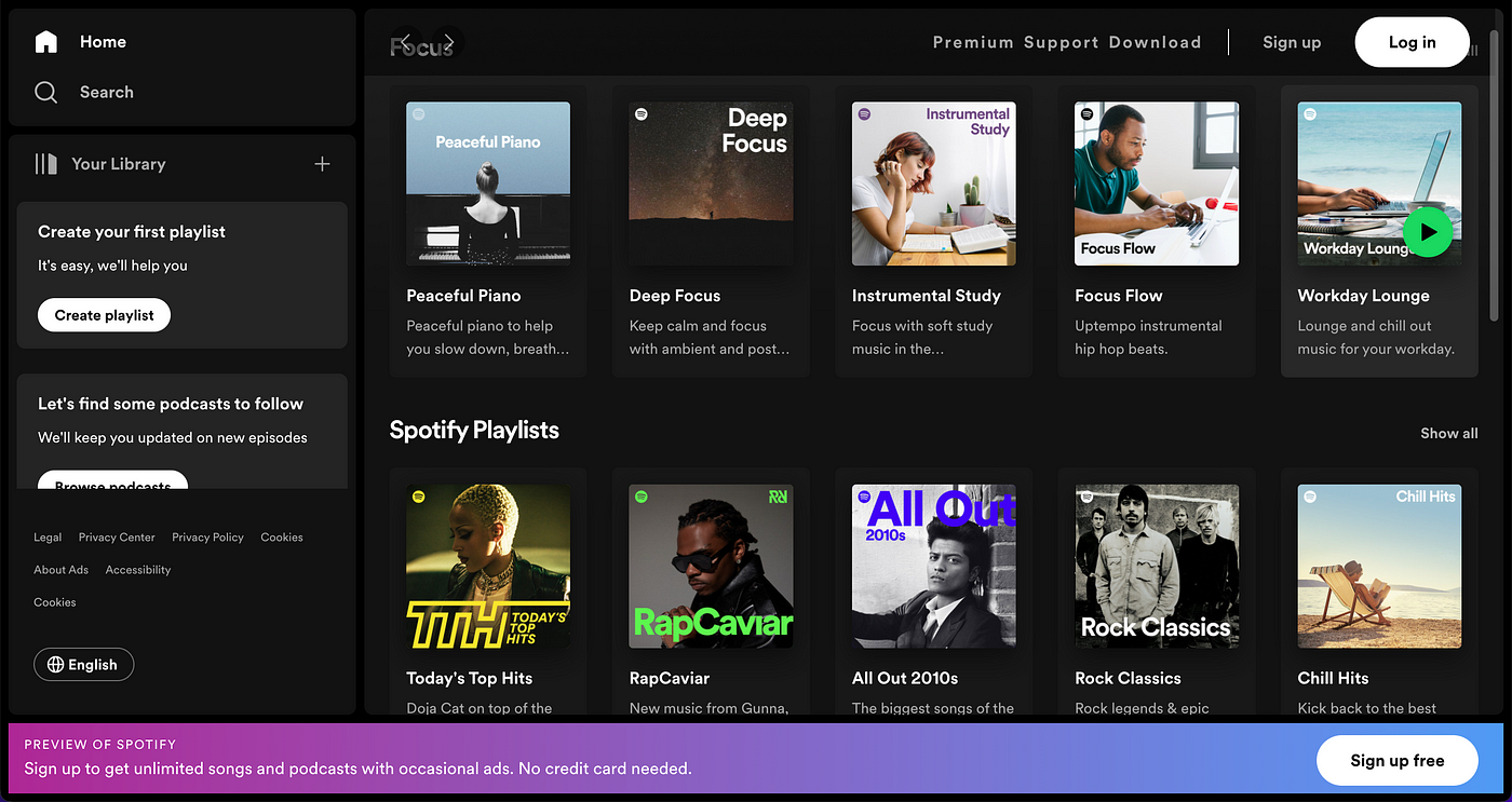 How Spotify's design optimizes for sign-up conversions