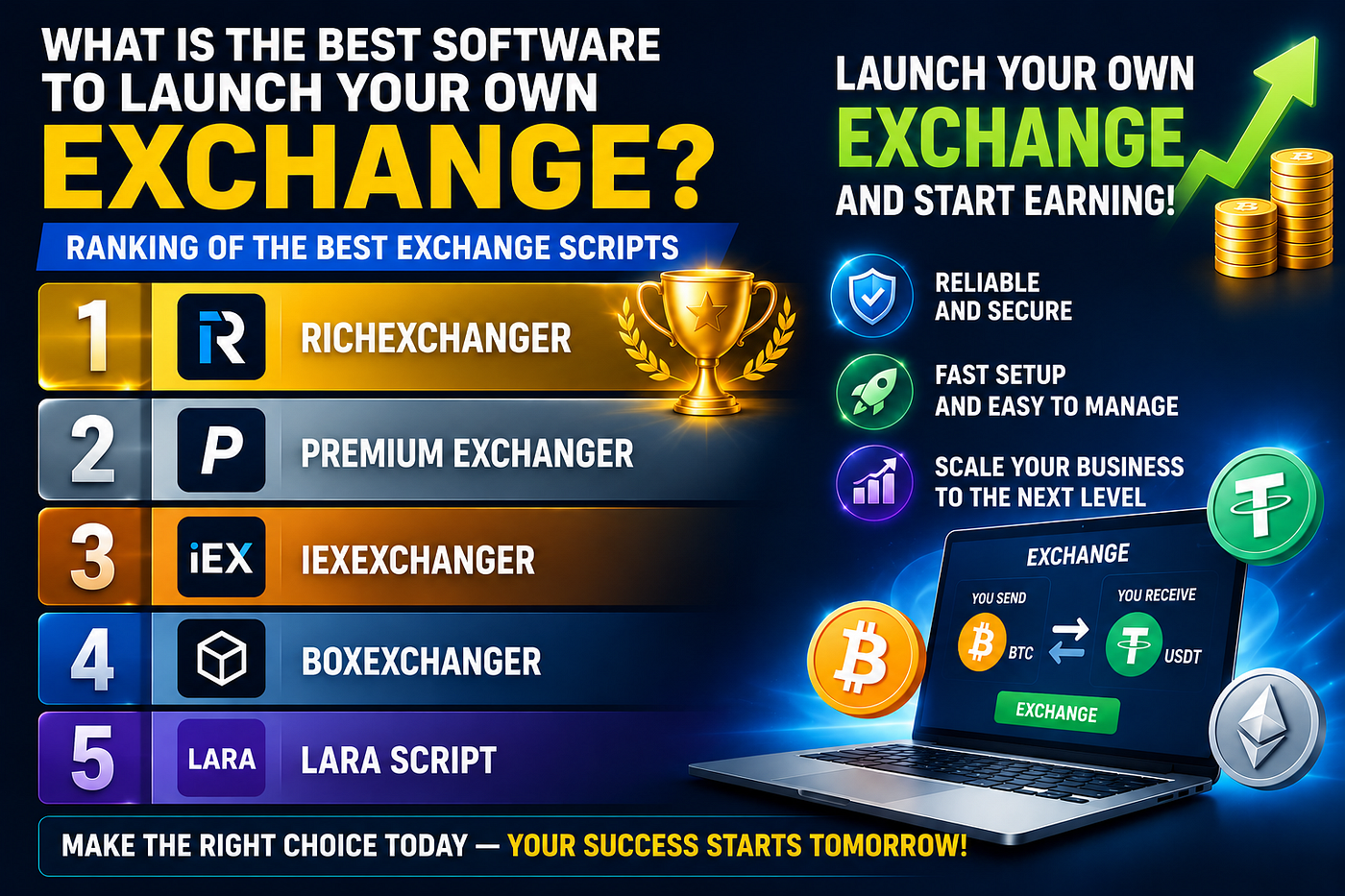 What software is best for opening your own exchanger?