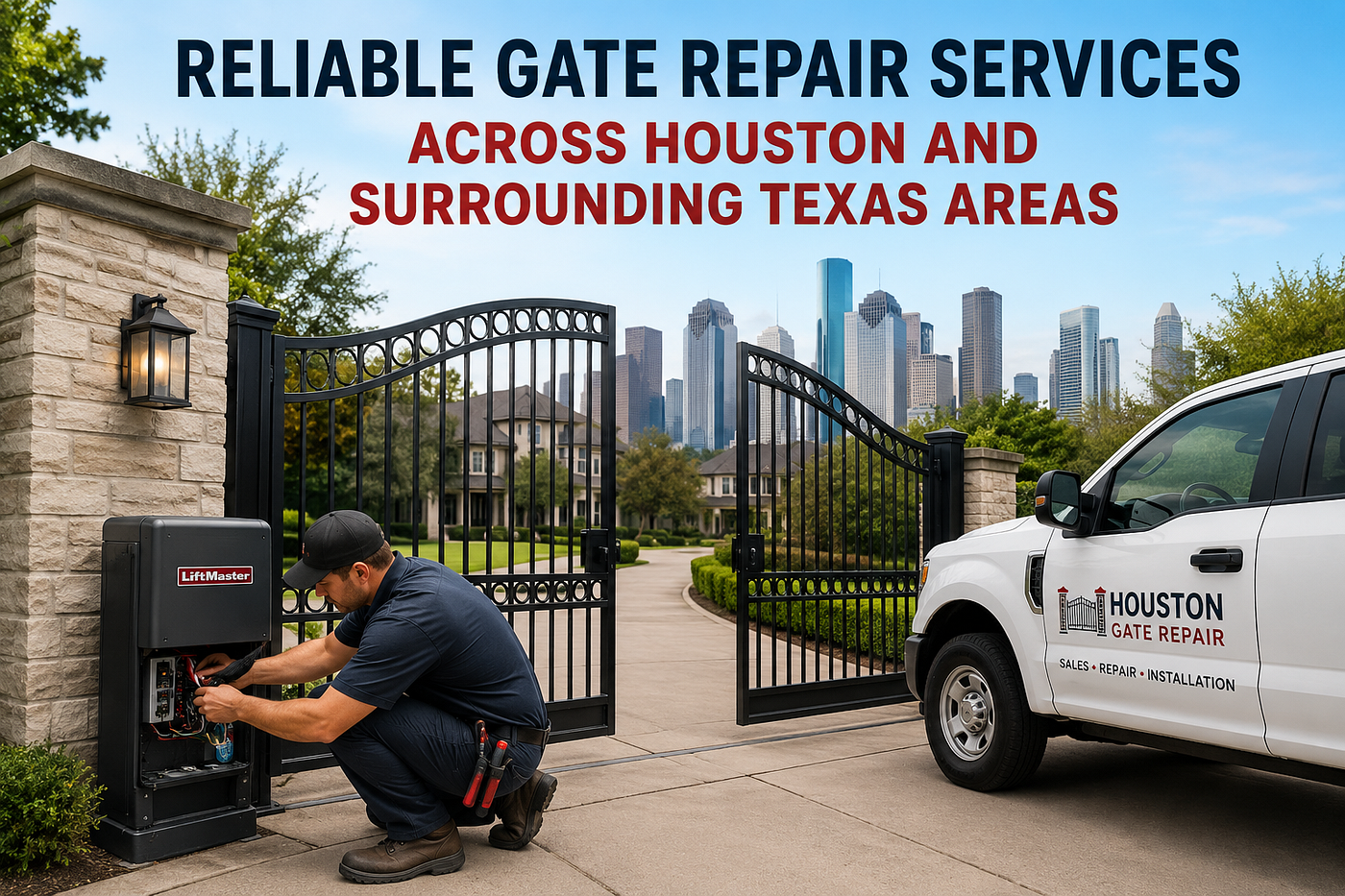Reliable Gate Repair Services Across Houston and Surrounding Texas Areas