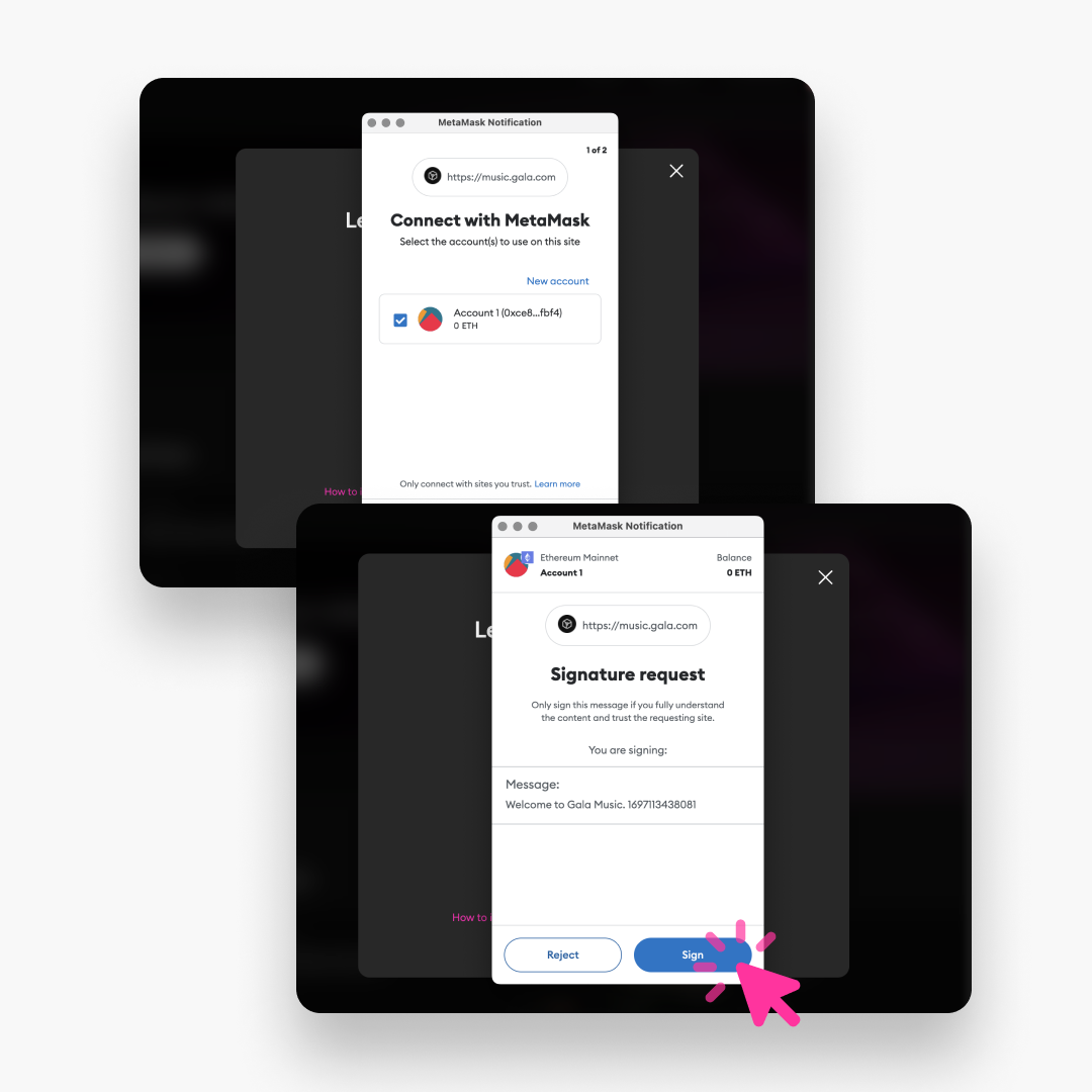 Connecting Your Wallet and Transfer Codes on Gala Music | by Gala Music |  Gala Music | Medium