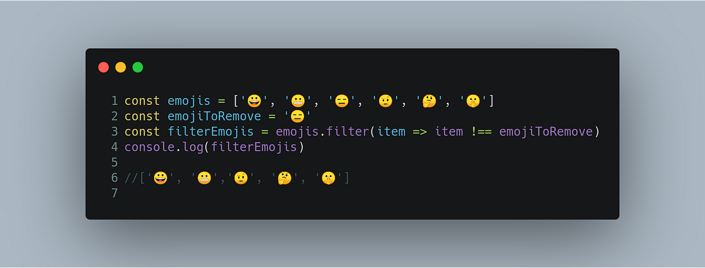 JavaScript filter() method.. filter() is a JavaScript method to… | by  Francisco Suarez | Frontend Weekly | Medium