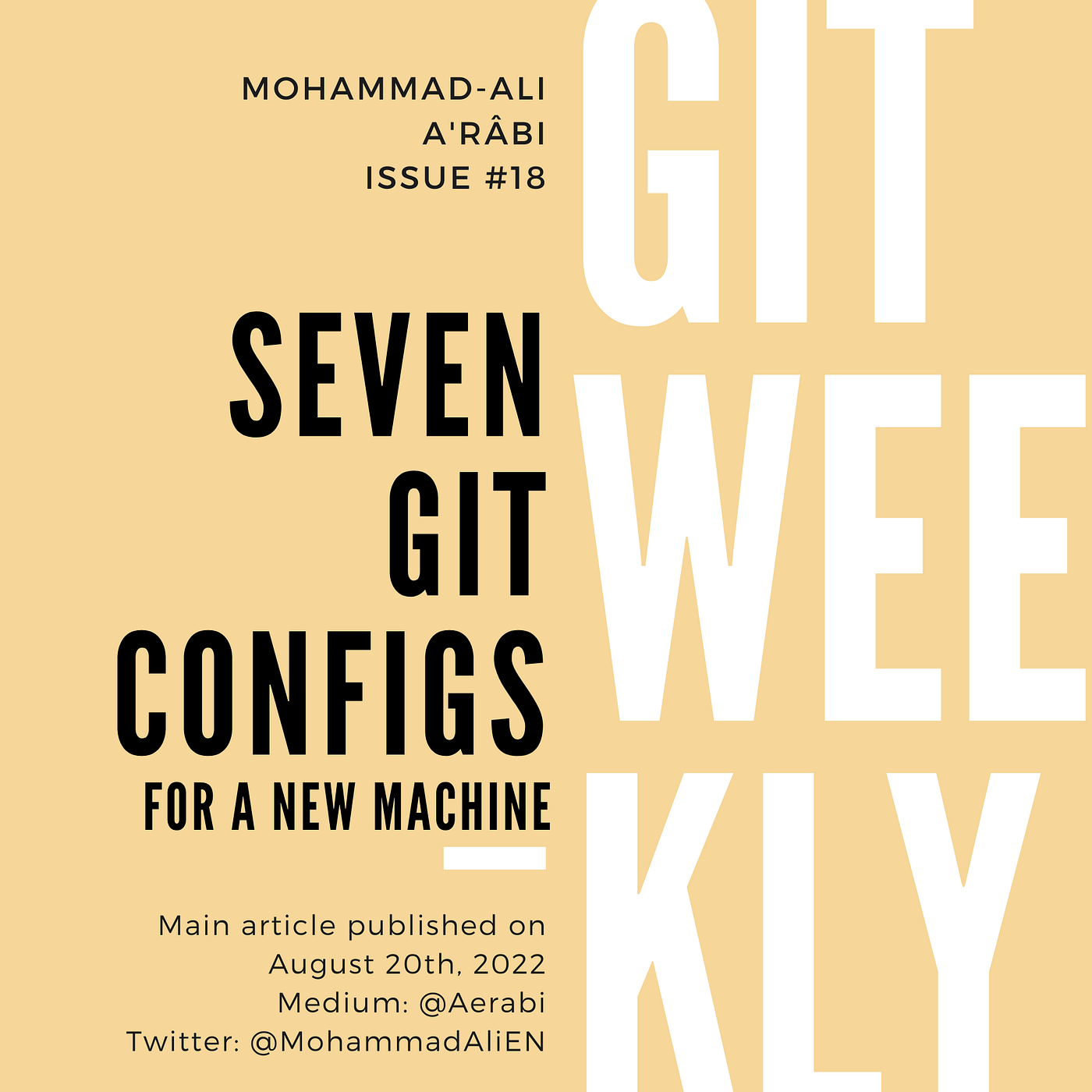 Seven Git Configs. To Set When Moving to a New Machine | by Mohammad-Ali  A'RÂBI | ITNEXT