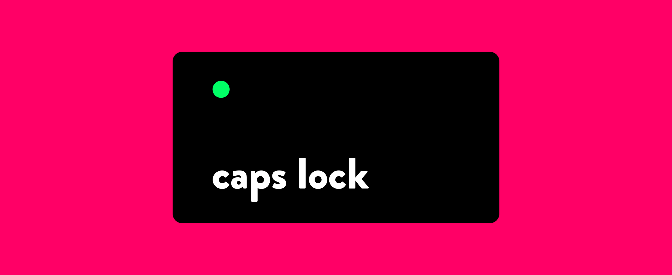 It's time for Caps Lock to die. MAKING THE CASE FOR REPLACING CAPS LOCK |  by Daniel Colin James | Forward Tick | Medium