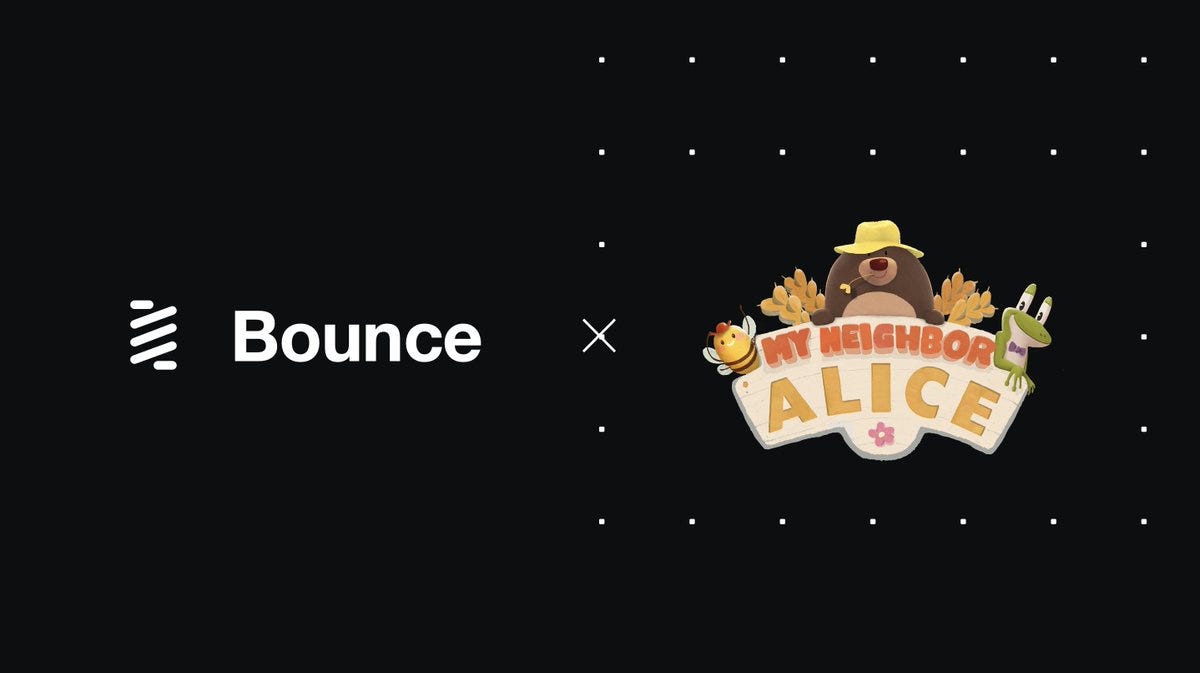 Bounce Finance partners with My Neighbor Alice | by My Neighbor Alice |  Medium