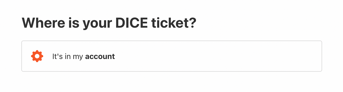 How to resell a DICE ticket. Preamble | by Denis Mysenko | Tixel 