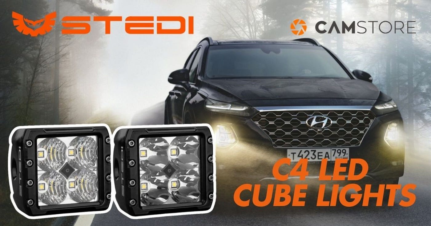 Unleash the Power of the STEDI Black Edition C4 LED Cube Light