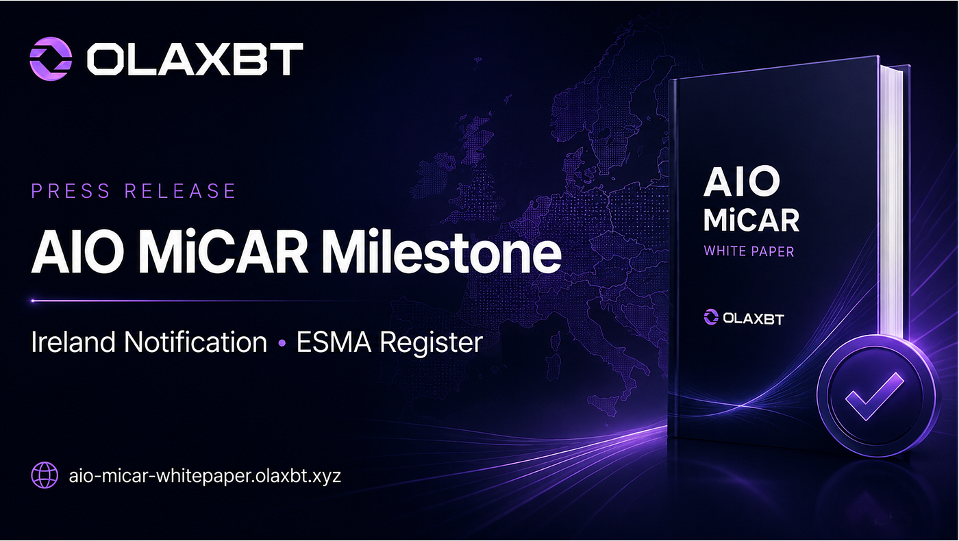 OlaXBT’s $AIO MiCAR White Paper Notification: A Step Toward Clearer, Safer European Access