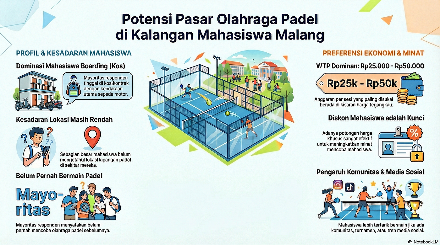 Padel Masuk Malang: Olahraga ‘Sultan’ yang Lagi Nyari Celah di Kantong Anak Kos