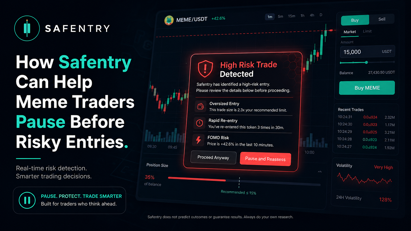 How Safentry Can Help Meme Traders Pause Before Risky Entries