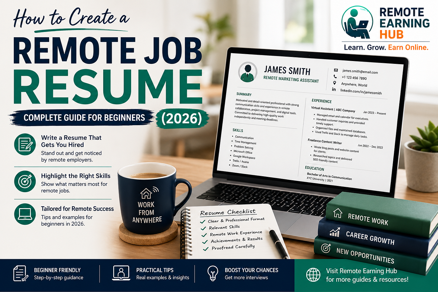 How to Create a Remote Job Resume: Complete Guide for Beginners (2026)
