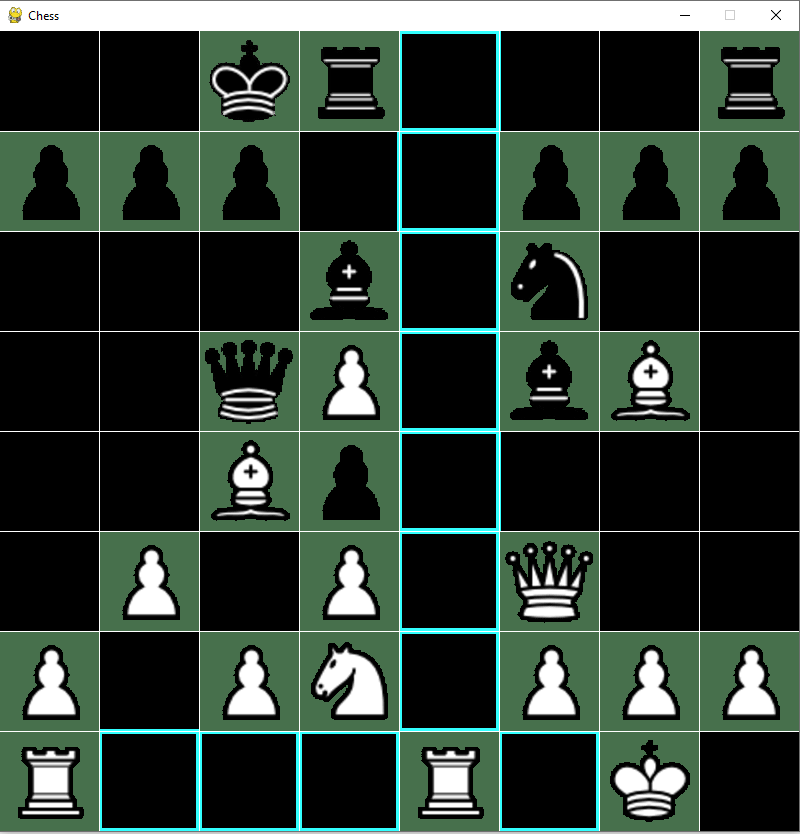 Simple Interactive Chess GUI in Python