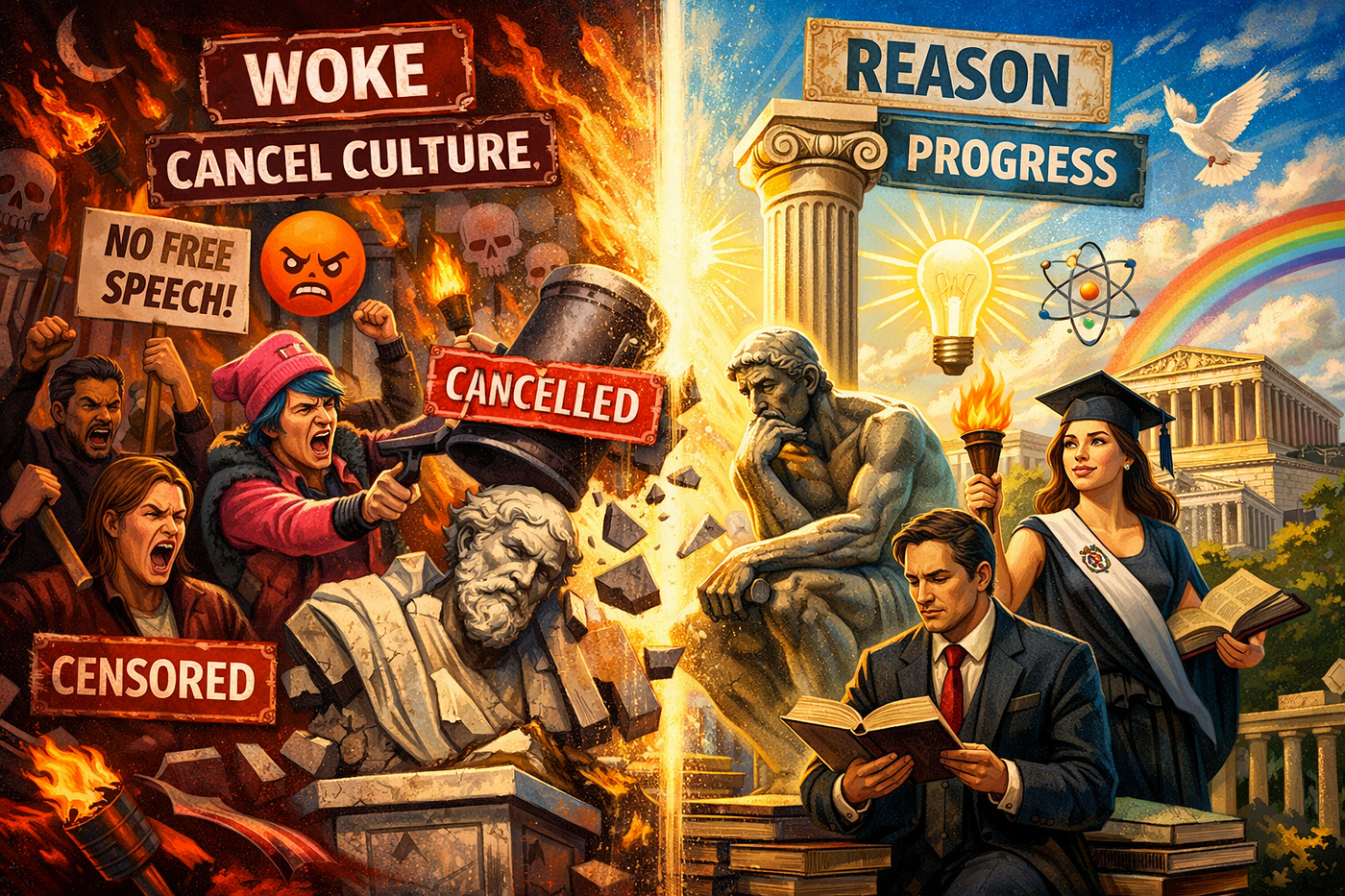 La fractura entre el progresismo liberal y el radicalismo woke