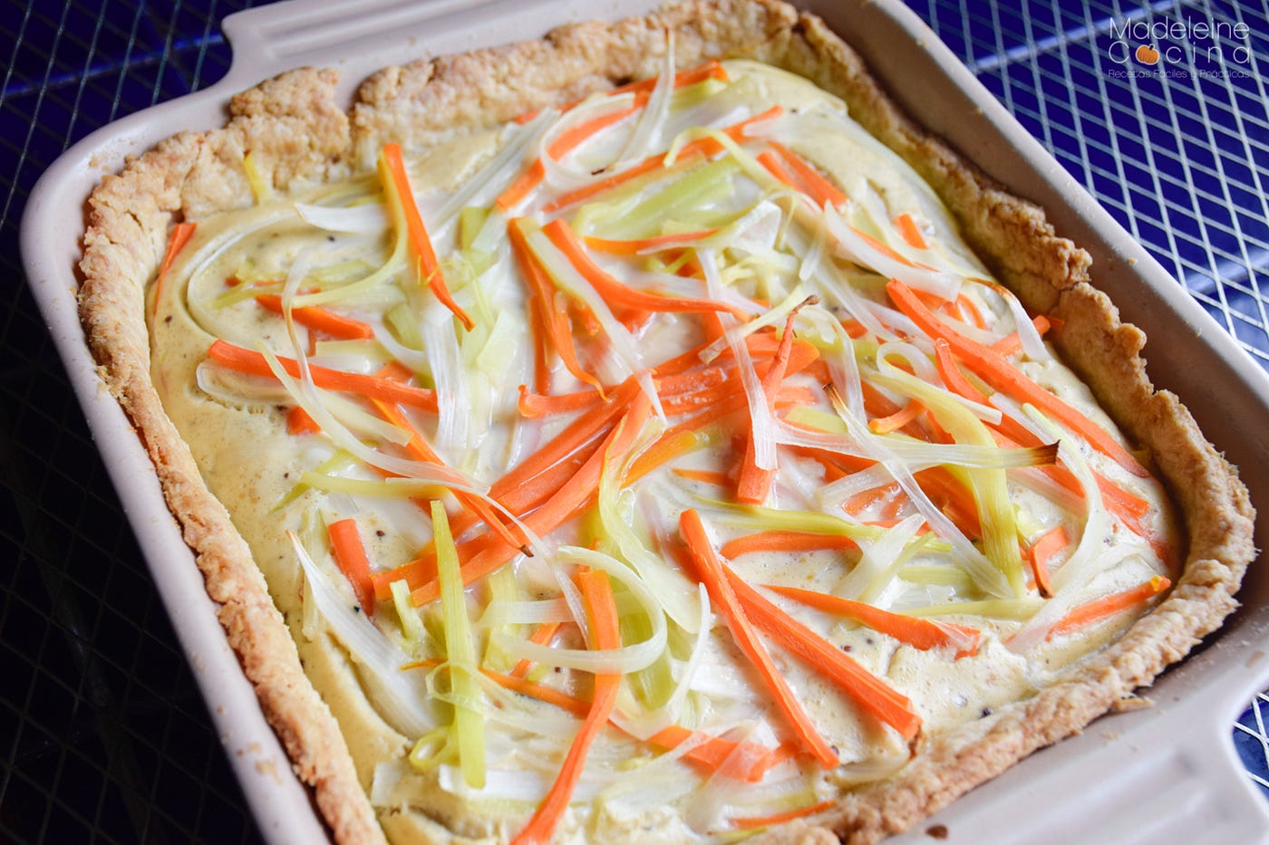 Tarta de Verduras a la Mostaza: Receta Deliciosa y versátil