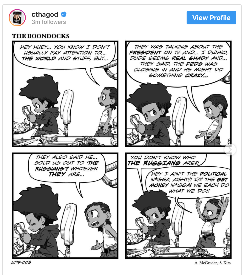 1020px x 1150px - The Boondocks 20 Year Anniversary: A Comics Exploration of Black Ideologies  | by Terence Latimer | Medium