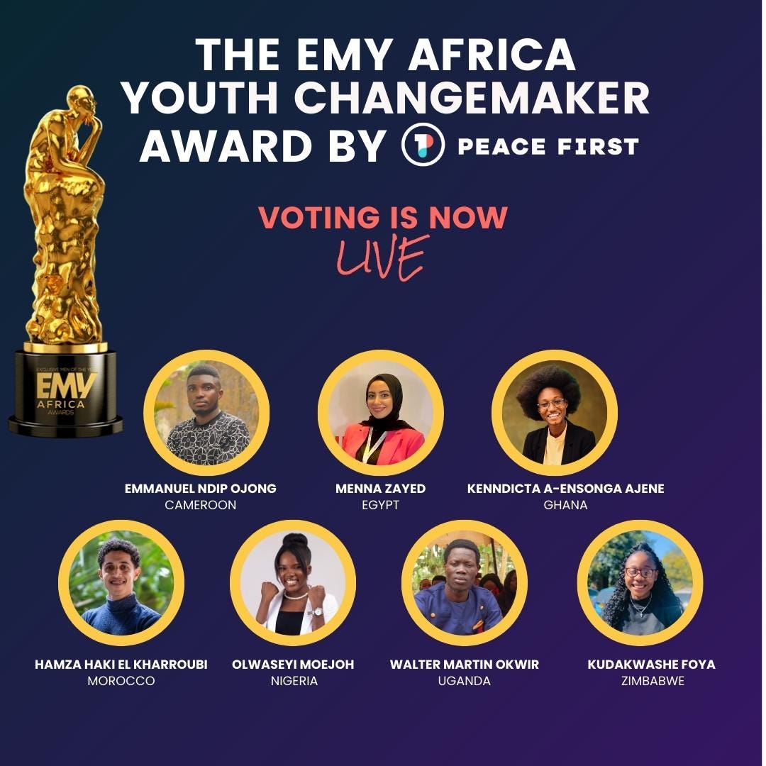 The Youth Changemaker Award. Peace First's nominations for The Youth…, by  Peace First